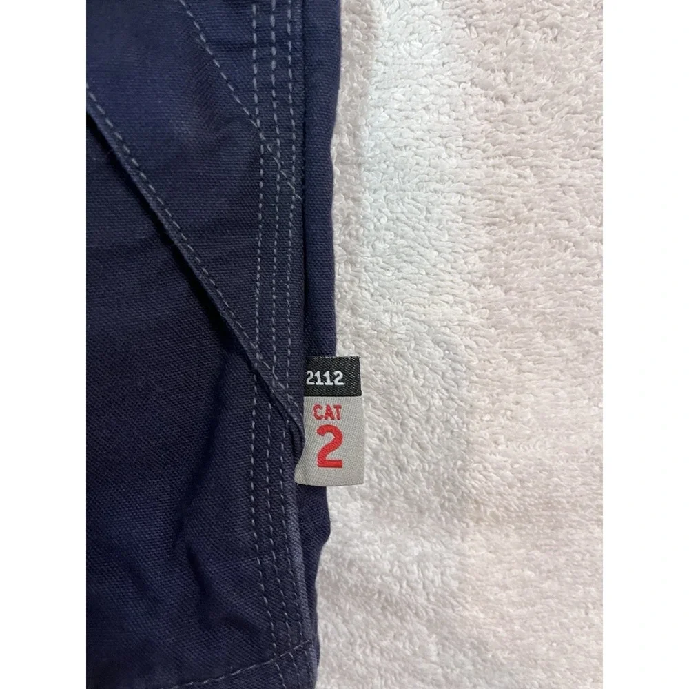 Carhartt Mens 2XL Navy FR CAT2 Full Swing Quick Duck Blue‎ Jacket 102179